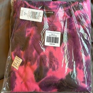New in packaging Torrid Tie Dye Pink Sweatshirt Size 2